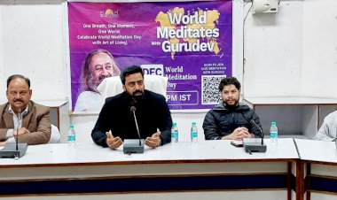 विश्व ध्यान दिवस व्यस्त जीवन में विराम लेने, चिंतन और ध्यान करने का एक आदर्श अवसर - डीसी