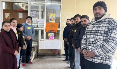 अखिल भारतीय विद्यार्थी परिषदद्वारा  डॉ मनमोहन सिंह जी के निधन पर विनम्र श्रद्धांजलि अर्पित की गई