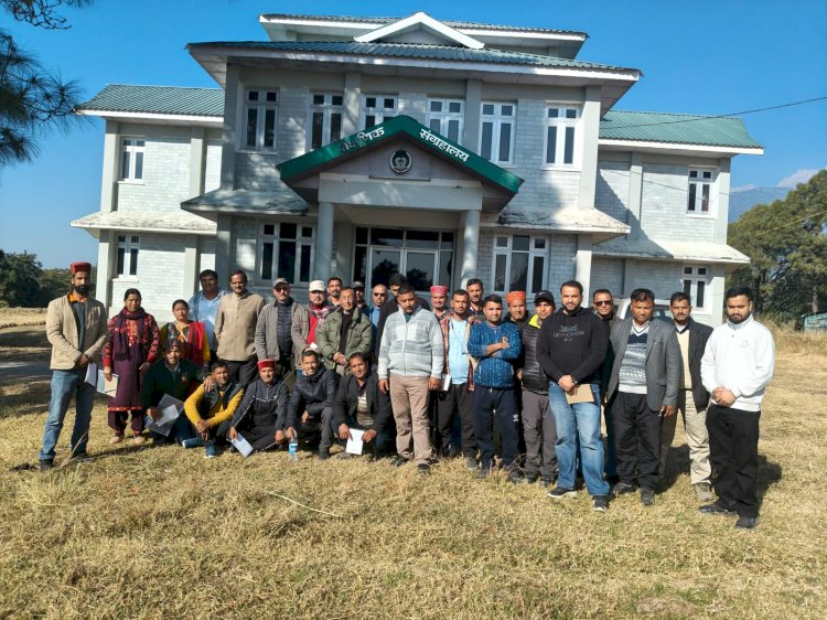 जायका परियोजना के तहत कृषि विश्वविद्यालय पालमपुर में  किसानों को करवाया तीन दिवसीय दौरा