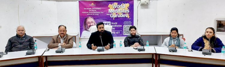 विश्व ध्यान दिवस व्यस्त जीवन में विराम लेने, चिंतन और ध्यान करने का एक आदर्श अवसर - डीसी