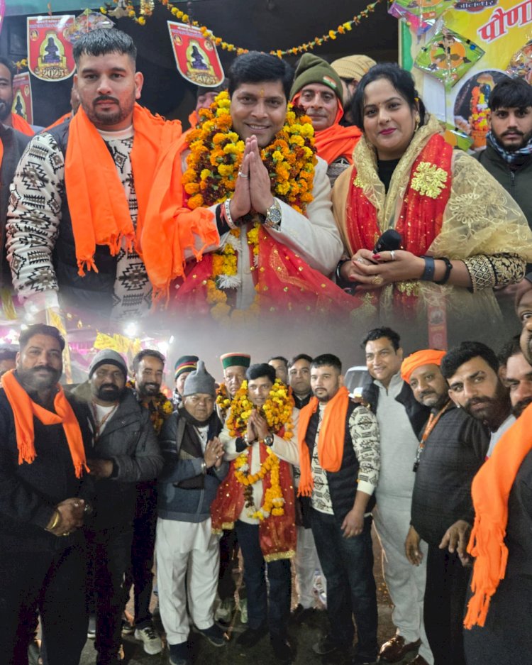 मंदिर श्री सिद्ध बाबा बालक नाथ  ओर से आयोजित कार्यक्रम में  बतौर मुख्यतिथि चेयरमैन राजीव राणा ने की शिरकत 