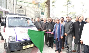 मुख्यमंत्री ने पॉलिटिव देखभाल वाहन को रवाना किया