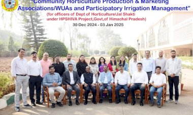 अधिकारियों ने पुणे में जल प्रबंधन और बागबानी के सीखे गुर, शिवा प्रोजेक्ट के तहत राज्य के बागबानों को मिलेगा लाभ