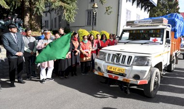 राज्यपाल ने तांदी गांव के लिए राहत सामग्री वाहन रवाना किया