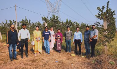 जिला मंडी के उद्यान विभाग के अधिकारी  छत्तीसगढ़ रायपुर के  वीएनआर  संस्थान में शैक्षणिक भ्रमण पर