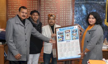 रेड क्रॉस सोसाइटी कुल्लू का  वर्ष 2025 का  वार्षिक  कैलेंडर जारी