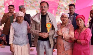 शिलाई विधानसभा क्षेत्र का समग्र विकास मेरी प्राथमिकता -हर्षवर्धन चौहान