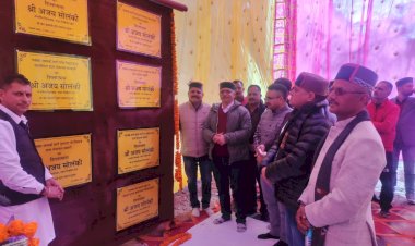 विधायक अजय सोलंकी ने चकली पंचायत व क्यारी पंचायत में विभिन्न विकास कार्यों का किया शिलान्यास एवं उद्घाटन