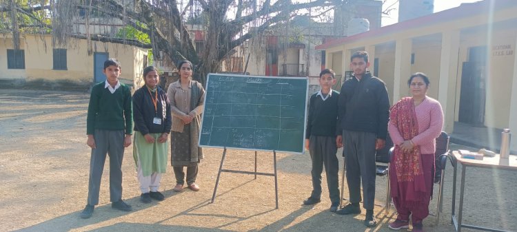 राष्ट्रीय आविष्कार अभियान के तहत रघुनाथपुरा स्कूल में प्रश्नोत्तरी प्रतियोगिता आयोजित- अशोक कैंथ