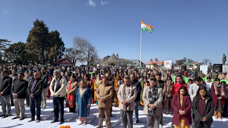 गांधी जी ने दिखाया सत्यनिष्ठा एवं अहिंसा का मार्ग, विधानसभा अध्यक्ष ने अन्य गणमान्यों के साथ दी महात्मा गांधी को श्रद्धांजलि