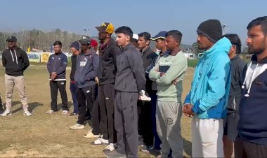 सीनियर क्रिकेट टीम का चयन सम्पन्न, पूर्व रणजी खिलाड़ी गुरविंदर सिंह टोली की देखरेख में आयोजित कैम्प 