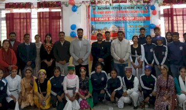 अटल बिहारी वाजपेयी राजकीय महाविद्यालय बंगाणा में आयोजित 7 दिवसीय एनएसएस कैंप में उपायुक्त ने की शिरकत