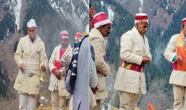 पांगी में 4 गांव के लोगों ने रथयात्रा के साथ पुर्थी में मनाया बाहरालू जातर मेला