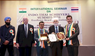 “द प्लैनेट  ग्रुप पांवटा के चेयरमैन डा अनिल शर्मा  बैंकॉक में हुए सम्मानित
