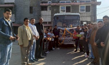 तीन दिवसीय शैक्षणिक भ्रमण पर रवाना हुए बाल आश्रम सुजानपुर के बच्चे