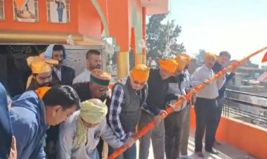 संत शिरोमणि गुरु रविदास जयंती समारोह आयोजित,कार्यक्रम में विधायक अजय सोलंकी द्वारा पूजा अर्चना की