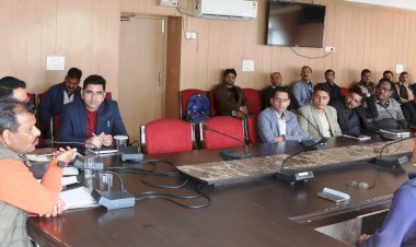 विभागीय प्रदर्शनियों के संबंध में बैठक का आयोजन