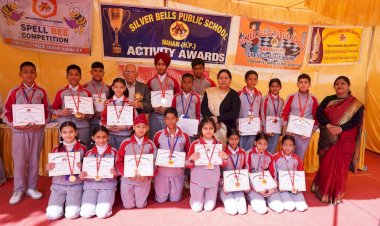 सिल्वर बेल्स पब्लिक स्कूल, नाहन में वार्षिक पुरस्कार वितरण समारोह आयोजित