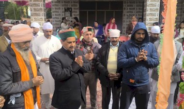 गुरू रविदास ने कर्म, ज्ञान, भक्ति के मार्ग को अपनाने की दी प्रेरणा: पठानिया