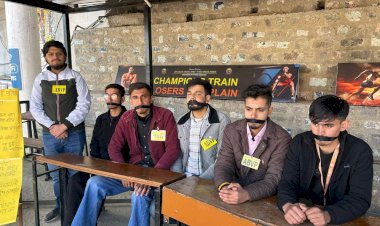 अखिल भारतीय विद्यार्थी परिषद संजोली इकाई द्वारा प्रदेश स्तरीय मांगो को लेकर मूक प्रदर्शन