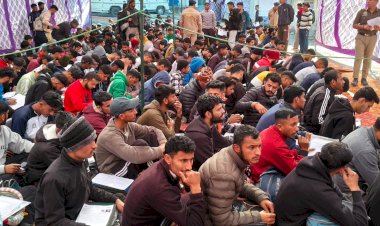 पुलिस भर्ती ....909 पुरुष अभ्यर्थियों में से 216 अभ्यर्थी  शारीरिक  परीक्षा में सफल