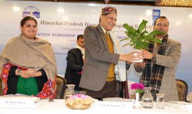 मुख्य सचिव ने जलवायु परिवर्तन पर राज्य मानव विकास रिपोर्ट तैयार करने पर कार्यशाला की अध्यक्षता की