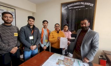 एबीवीपी ने पालमपुर में नशे के विरुद्ध किया धरना प्रदर्शन