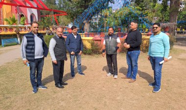 महा शिवरात्रि पर्व : रानीताल बाग़ में भिखारियो व नीजि वाहनों के प्रवेश पर प्रतिबंध लगाया,नप कार्यकारी अधिकारी ने लिया तैयारियो का जायजा