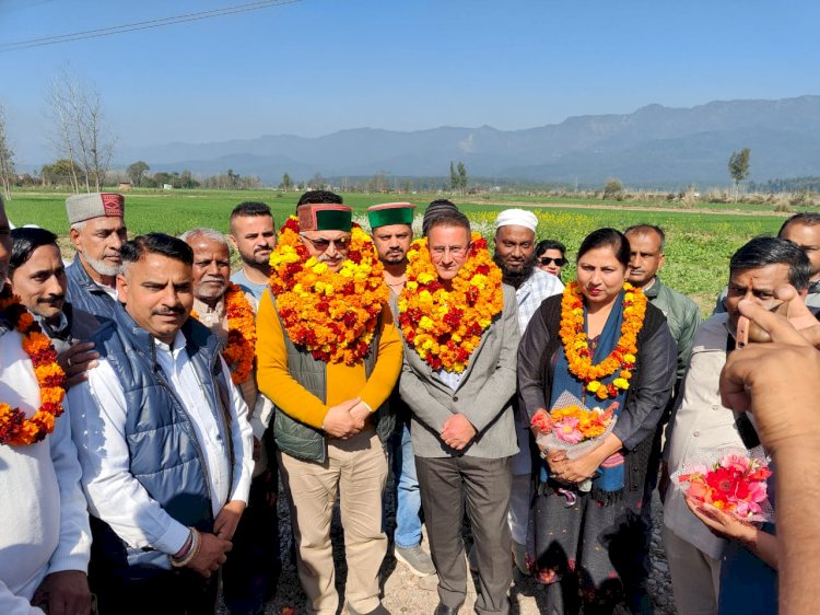 शिव कृपा सोलर पावर प्रोजेक्ट का भव्य उद्घाटन एवं अंतर्राष्ट्रीय पैरा एथलीट वीरेंद्र सिंह का सम्मान