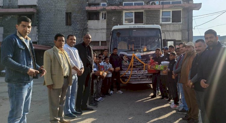 तीन दिवसीय शैक्षणिक भ्रमण पर रवाना हुए बाल आश्रम सुजानपुर के बच्चे