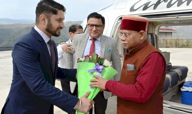 राज्यपाल दो दिवसीय प्रवास पर मण्डी पहुंचे