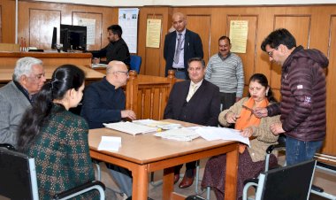 ज़िला के सभी न्यायालयों में राष्ट्रीय लोक अदालत आयोजित