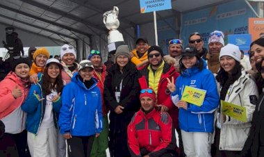 जम्मू कश्मीर में आयोजित खेलो इंडिया शीतकालीन खेल  में  हासिल किया ओवरऑल रनर अप