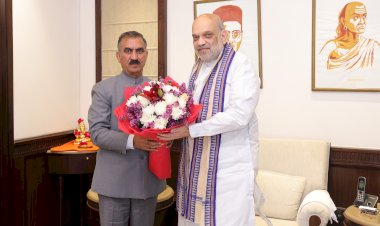 मुख्यमंत्री ने केन्द्रीय गृह मंत्री से भेंट की