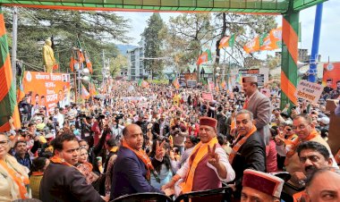कांग्रेस के कुशासन से त्रस्त हिमाचल—भाजपा के ऐतिहासिक प्रदर्शन में उमड़ा जनसैलाब