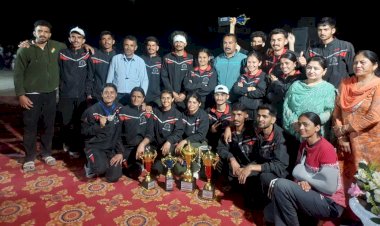 चम्बा में राज्य स्तरीय खेल कूद प्रतियोगिता में सिरमौर डाइट के  खिलाड़ियों का रहा दबदबा..