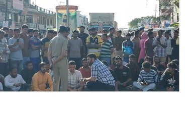 मानपुर देवड़ा में गोवंश के अवशेष मिलने से भड़के हिन्दू संगठन, आरोपियों के खिलाफ कड़ी कार्यवाही की मांग एसपी मौके पर