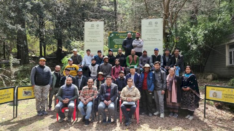 तीर्थन घाटी के शाईरोपा में बताया विश्व धरोहर ग्रेट हिमालयन नेशनल पार्क का महत्व