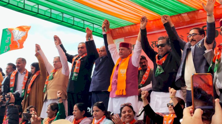 भ्रष्टाचार और माफ़ियाराज के जाल में जकड़ी सरकार : जयराम ठाकुर