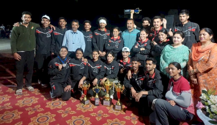 चम्बा में राज्य स्तरीय खेल कूद प्रतियोगिता में सिरमौर डाइट के खिलाड़ियों का रहा दबदबा..