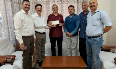 कोनार्क ग्रुप्स द्वारा मोक्षधाम नाहन के लिए ₹2.51 लाख की धनराशि भेंट 