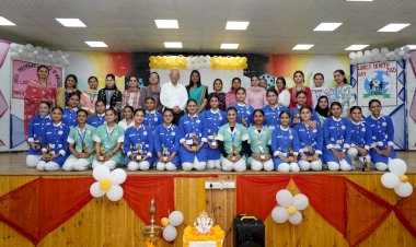 पदमावती कॉलेज में मनाया वर्ल्ड हेल्थ डे,प्रतिभगियों को किया सम्म्मनित.