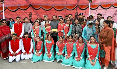 रिज मैदान पर हर्षोल्लास के साथ मनाया गया 78 वां हिमाचल दिवस