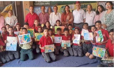 कैंट स्कूल में मनाया पृथ्वी दिवस, हिमजन मंच ने बांटे पुरस्कार