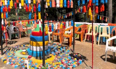 चौपाल की ग्राम पंचायत पौड़िया में प्रदेश के दूसरे स्वामी विवेकानंद पंचवटी प्लास्टिक वेस्ट पार्क का निर्माण. 6 क्विंटल प्लास्टिक वेस्ट से किया सुंदर पार्क तैयार