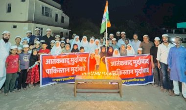 अंजुमन इस्लामिया ने श्रद्धांजलि दी, लगाये पाकिस्तान मुर्दाबाद के नारे