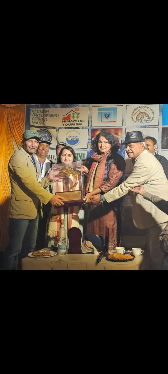 "8वीं नेशनल ओपन 'कैच एंड रिलीज़ ' ट्रॉउट आखेट चैंपियनशिप " मनाली में शुरू