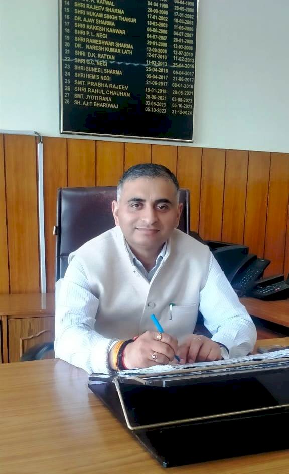 पंकज शर्मा ने संभाला एडीएम (लॉ एंड आर्डर) का कार्यभार