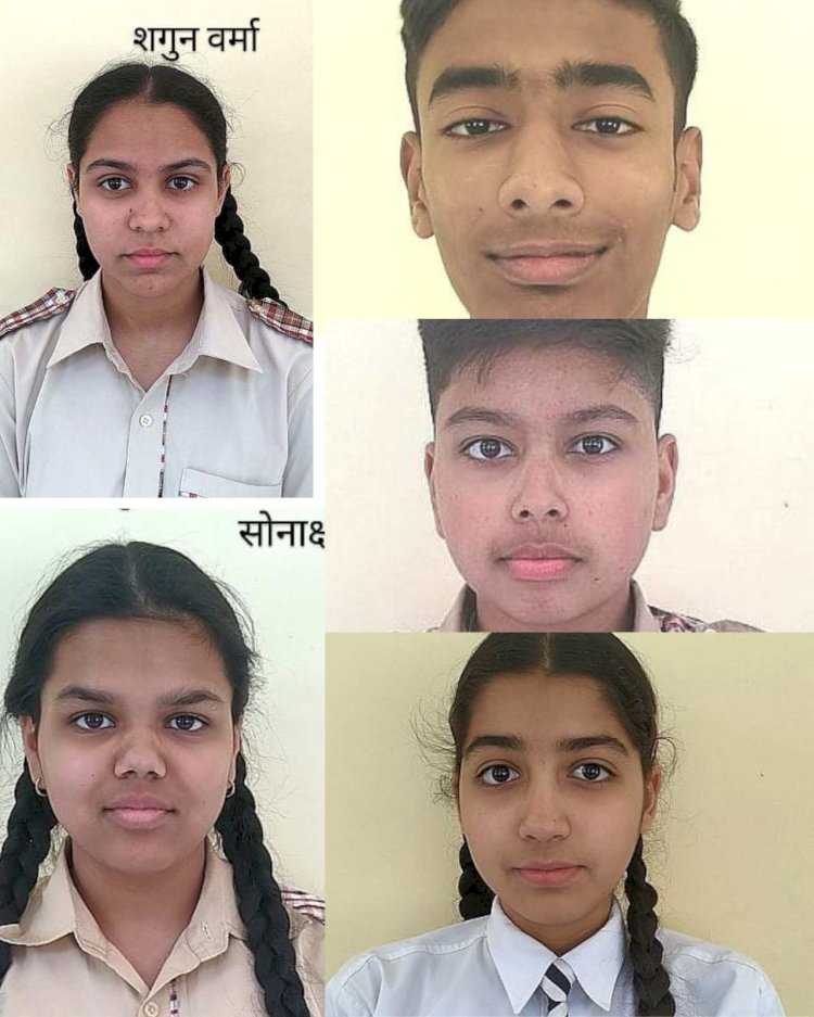 आई.सी.एस.सी. बोर्ड के नतीजों में कारमल स्कूल की शगुन वर्मा ने बाजी मारी