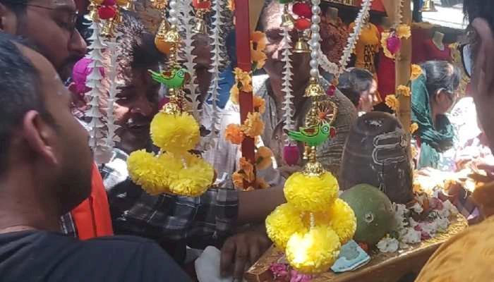 अक्षय तृतीया: शिवलिंग की स्थापना हुई खेड़ा मन्दिर बड़ा चौक में....